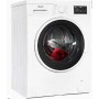 Lavatrice-asciugatrice a libera installazione Exquisit WT8614-060D da 6 kg/8 kg, larghezza 60 cm, bianca.