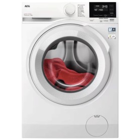 Lavatrice a carica frontale AEG LR6F60400 da 10 kg, larghezza 60 cm, 1400 giri/min, Aqua Control, bianca.
