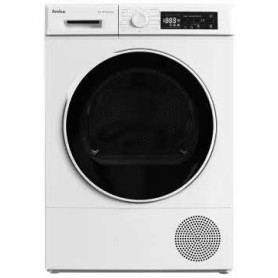 Asciugatrice a pompa di calore Amica WTP 482 100 da 8 kg, larghezza 60 cm, 15 programmi, bianca.