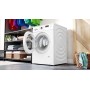 Lavatrice a carica frontale Bosch WGE02471 Serie 2, 7 kg, larghezza 60 cm, AquaStop, bianca.