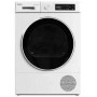 Asciugatrice a pompa di calore Amica WTP 483 100 da 8 kg, larghezza 60 cm, 15 programmi, bianca.
