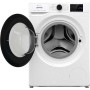 Lavatrice a carica frontale Gorenje WPNEI74A1TS da 7 kg, larghezza 60 cm, AquaStop, 15 programmi, bianca.