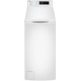 Lavatrice a carica dall'alto Amica WT 483 710 da 8 kg, larghezza 40 cm, Aquastop, 16 programmi, bianca.