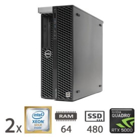 DELL 7820 2X GOLD 6246/64/SSD480/RTX5000/W11P/2Y (009275PCR-EU)