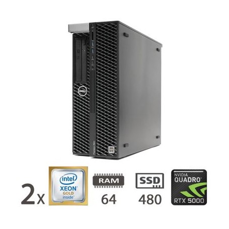 DELL 7820 2X GOLD 6246/64/SSD480/RTX5000/W11P/2Y (009275PCR-EU)