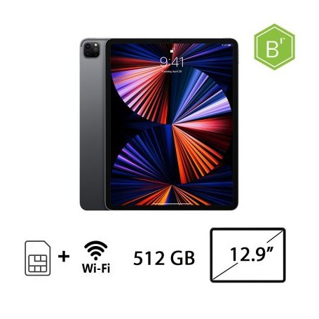 IPAD PRO 12.9 (6AGEN) WI-FI CELL 512GB SG/2Y - B (009246PCR-EU)