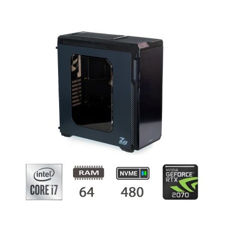 ASSEMBLATO I7-8700K/64/NVME480/2070(8GB)/W11P/2Y (009461PCR-EU)