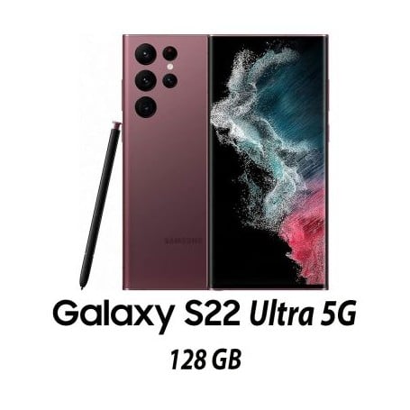 GALAXY S22 ULTRA 5G 128GB BURGUNDY/2Y (009529PCR-EU)