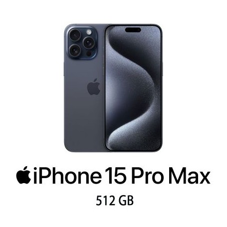 IPHONE 15 PRO MAX 512GB BLUE TITANIUM/2Y (009336PCR-EU)