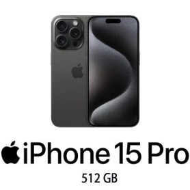 IPHONE 15 PRO 512GB BLACK TITANIUM/2Y (009382PCR-EU)