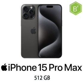IPHONE 15 PRO MAX 512GB BLACK TITANIUM/2Y - B (009400PCR-EU)