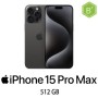 IPHONE 15 PRO MAX 512GB BLACK TITANIUM/2Y - B (009400PCR-EU)