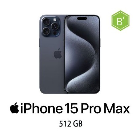 IPHONE 15 PRO MAX 512GB BLUE TITANIUM/2Y - B (009472PCR-EU)