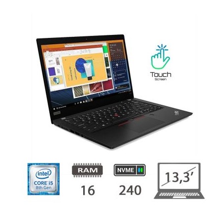 LENOVO X390 TS I5-8265U/16/NVME256/13.3/W11P/2Y (008549PCR-EU)