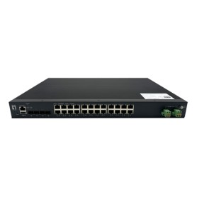 LevelOne IXP-2871 switch di rete Gestito L2+ Gigabit Ethernet (10/100/1000) Supporto Power over Ethernet (PoE) Nero