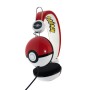 OTL Technologies Pokémon Pokeball Cablato Cuffie A Padiglione MUSICA Nero, Rosso, Bianco (PK0445)