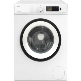 Lavatrice a carica frontale Amica WA 474 072 da 7 kg, larghezza 60 cm, Aqua Stop, 15 programmi, bianca.