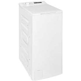Lavatrice a carica dall'alto Exquisit LTO1207-030C da 7,5 kg, larghezza 40 cm, AquaStop, bianca.