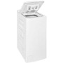 Lavatrice a carica dall'alto Exquisit LTO1207-030C da 7,5 kg, larghezza 40 cm, AquaStop, bianca.