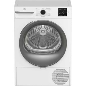 Asciugatrice a pompa di calore Beko BM3T39210W1, 9 kg, larghezza 60 cm, 15 programmi, colore bianco.