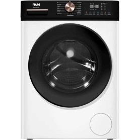 Lavatrice a carica frontale PKM WA10-15TCA da 10 kg, larghezza 60 cm, AquaStop, 15 programmi, bianca.
