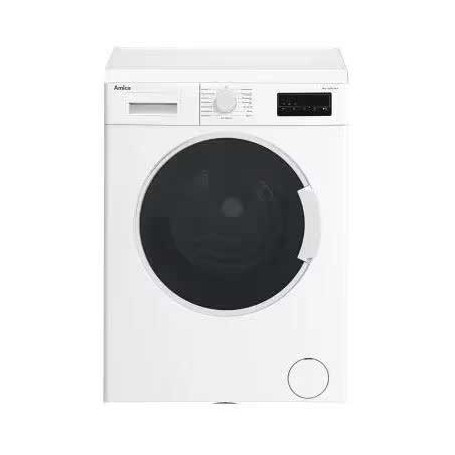 Lavatrice a carica frontale Amica UWA 484 041 da 8 kg, larghezza 60 cm, AquaStop, SteamTouch, bianca.