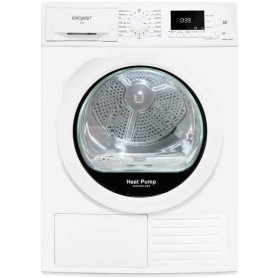 Asciugatrice a pompa di calore Exquisit TWP903-410, 9 kg, larghezza 59,5 cm, 15 programmi, colore bianco.