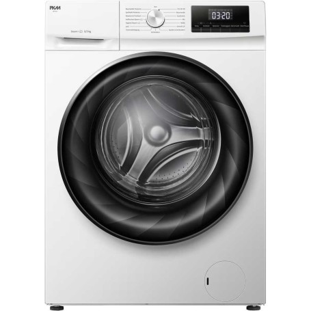 Lavatrice-asciugatrice a libera installazione PKM WT8+5 da 8 kg/5 kg, larghezza 60 cm, bianca.
