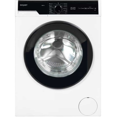 Lavatrice a carica frontale Exquisit WA8114-060A, 1330 giri/min, ciclo breve 15', blocco bambini, bianca.