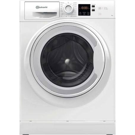 Lavatrice a carica frontale Bauknecht BPW 814 B da 8 kg, larghezza 60 cm, 1400 giri/min, bianca.