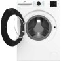 Lavatrice a carica frontale Beko BM3WFU3941X da 9 kg, larghezza 60 cm, bianca, (7004840062).