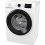 Lavatrice a carica frontale Gorenje WPNEI86ATS da 8 kg, larghezza 60 cm, 15 programmi, bianca.
