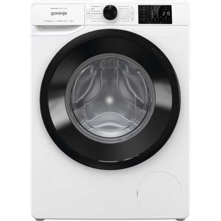 Lavatrice a carica frontale Gorenje WNEI84BPS da 8 kg, larghezza 60 cm, display a LED, bianca.