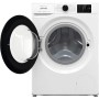 Lavatrice a carica frontale Gorenje WNEI84BPS da 8 kg, larghezza 60 cm, display a LED, bianca.