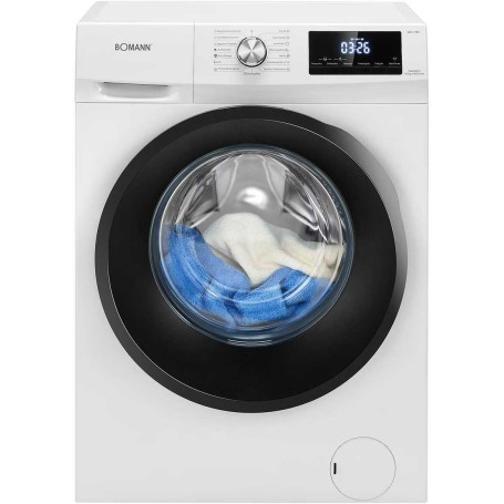Lavatrice-asciugatrice Bomann WAT 7186 da 5 kg/8 kg, larghezza 60 cm, colore bianco (771860).