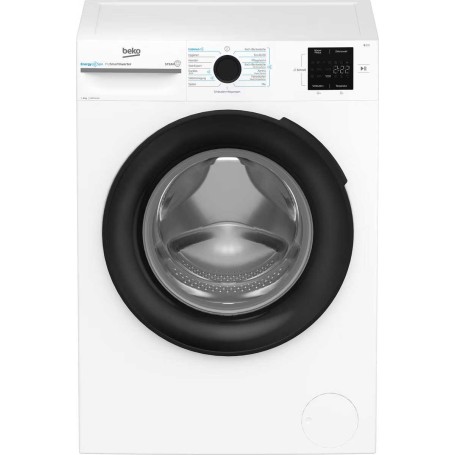 Lavatrice a carica frontale Beko BM3WFU3841X da 8 kg, larghezza 60 cm, bianca, (7004840045).