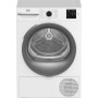 Asciugatrice a pompa di calore Beko BM3T37210W1, larghezza 60 cm, 15 programmi, bianca.