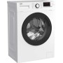 Lavatrice a carica frontale Beko WLM81434NPSA da 8 kg, larghezza 60 cm, colore bianco.