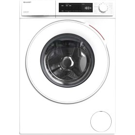 Lavatrice Sharp ES-NFW612CWB-DE da 6 kg, larghezza 60 cm, AquaStop, bianca, (10785644).