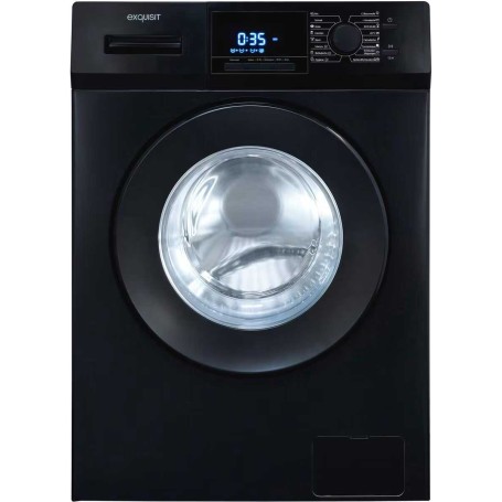 Lavatrice a carica frontale Exquisit WA9214-340A da 9 kg, larghezza 60 cm, 16 programmi, antracite.