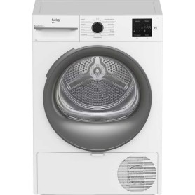 Asciugatrice a pompa di calore Beko BM3T38210W1, 8 kg, larghezza 60 cm, 15 programmi, bianca.