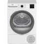 Asciugatrice a pompa di calore Beko BM3T38210W1, 8 kg, larghezza 60 cm, 15 programmi, bianca.