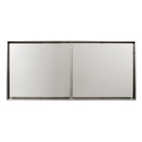 Novy Maxi Pure line 855 Cappa da soffitto per esterni, superficie in acciaio inox