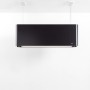 NOVY Mood 7552 Cappa a isola, nera, 108 cm