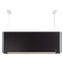 NOVY Mood 7552 Cappa a isola, nera, 108 cm