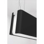 NOVY Mood 7552 Cappa a isola, nera, 108 cm