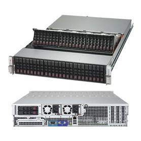 Supermicro SuperStorage Server 2028R-E1CR48L Intel® C612 LGA 2011 (Socket R) Armadio (2U) Nero, Grigio (SSG-2028R-E1CR48L)