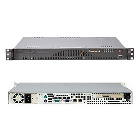 Supermicro SYS-5016I-MR sistema barebone per server Intel® 3400 LGA 1156 (Socket H) Rack (1U) Nero (SYS-5016I-MR)