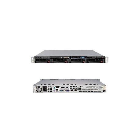 Supermicro SYS-5016I-MTF sistema barebone per server Intel® 3420 LGA 1156 (Socket H) Rack (1U) Nero (SYS-5016I-MTF)