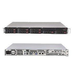 Supermicro SuperServer 1016I-M6F Intel® 3420 LGA 1156 (Socket H) Rack (1U) Nero (SYS-1016I-M6F)